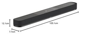 Sennheiser AMBEO Soundbar Plus für TV und Musik - EU-Stecker - 3D Surround Sound, virtuelles 7.1.4-Lautsprecher-Setup, eingebaute Dual Subwoofer und erweiterte Streaming-Anbindung - Image 2