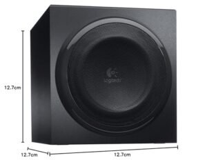 Logitech Z906 5.1 Sound System, Lautsprecher mit 1000 Watt Surround Sound, THX, Mehrere Audio-Eingänge, Fernbedienung, EU Stecker, PC/PS4/Xbox/Stereo-Anlage/TV/Smartphone/Tablet - Schwarz - Image 2