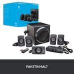 Logitech Z906 5.1 Sound System, Lautsprecher mit 1000 Watt Surround Sound, THX, Mehrere Audio-Eingänge, Fernbedienung, EU Stecker, PC/PS4/Xbox/Stereo-Anlage/TV/Smartphone/Tablet - Schwarz - Image 3
