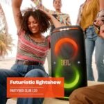 JBL Partybox Club 120 in Schwarz – Tragbare Bluetooth-Lautsprecher-Box mit JBL Pro Sound, Lichtshow, KI-Sound-Boost und Teleskopgriff – 12 h Laufzeit - Image 7