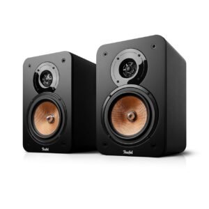 Teufel Ultima 20 - HiFi Regallautsprecher, Kompakt & Leistungstark, Phase-Plug, Präziser Sound und Bass, 2-Wege-System, Bassreflex-Aufbau (Schwarz)
