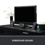 Logitech Z906 5.1 Sound System, Lautsprecher mit 1000 Watt Surround Sound, THX, Mehrere Audio-Eingänge, Fernbedienung, EU Stecker, PC/PS4/Xbox/Stereo-Anlage/TV/Smartphone/Tablet - Schwarz - Image 12