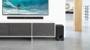 Denon DHT-S316 2.1 Flache TV Soundbar mit kabellosem Subwoofer, Bluetooth, HDMI ARC, Dolby Digital, DTS, optischer Eingang - Image 3