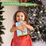 Jalunth Fußkreisel Springring mit Lichtrad, Outdoor-Spiel für Kinder und Erwachsene – Bild 2