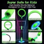 Jalunth Fußkreisel Springring mit Lichtrad, Outdoor-Spiel für Kinder und Erwachsene – Bild 6