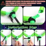 Jalunth Fußkreisel Springring mit Lichtrad, Outdoor-Spiel für Kinder und Erwachsene – Bild 7