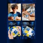 May Huang Labyrinth Kugel 3D Puzzle, interaktives Geschicklichkeitsspiel zum Stressabbau – Bild 4