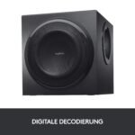 Logitech Z906 5.1 Sound System, Lautsprecher mit 1000 Watt Surround Sound, THX, Mehrere Audio-Eingänge, Fernbedienung, EU Stecker, PC/PS4/Xbox/Stereo-Anlage/TV/Smartphone/Tablet - Schwarz - Image 8