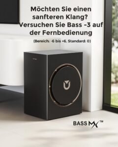 ULTIMEA 5.1.2 Soundbar mit Dolby Atmos, Surround Sound System für TV mit 2 Surround-Lautsprechern, App Steuerung, Soundbar mit 6,5'' Subwoofer für Heimkino, Bluetooth 5.4, HDMI eARC, Skywave F40 Boom - Image 5