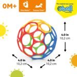 Bright Starts Oball Classic Greifball, flexibles Aktivitätsspielzeug für Babys und Kinder – Bild 6